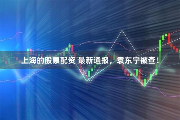 上海的股票配资 最新通报，袁东宁被查！